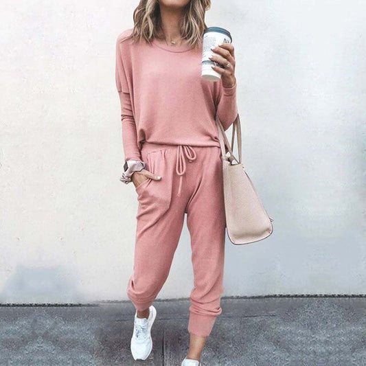Conjunto de loungewear para mujer con ajuste relajado
