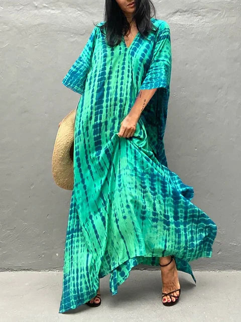 Katy | Robe longue caftan d'été pour femme
