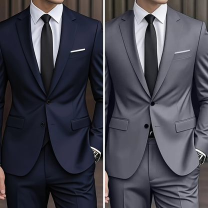 Alonso | Traje para hombre con chaqueta entallada y cierre de botones
