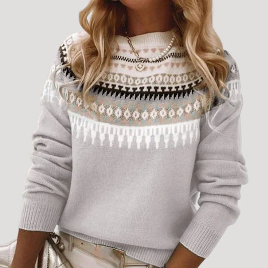 Gineva | Jersey de punto Fair Isle para mujer de invierno