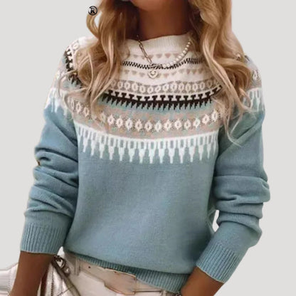 Gineva | Jersey de punto Fair Isle para mujer de invierno