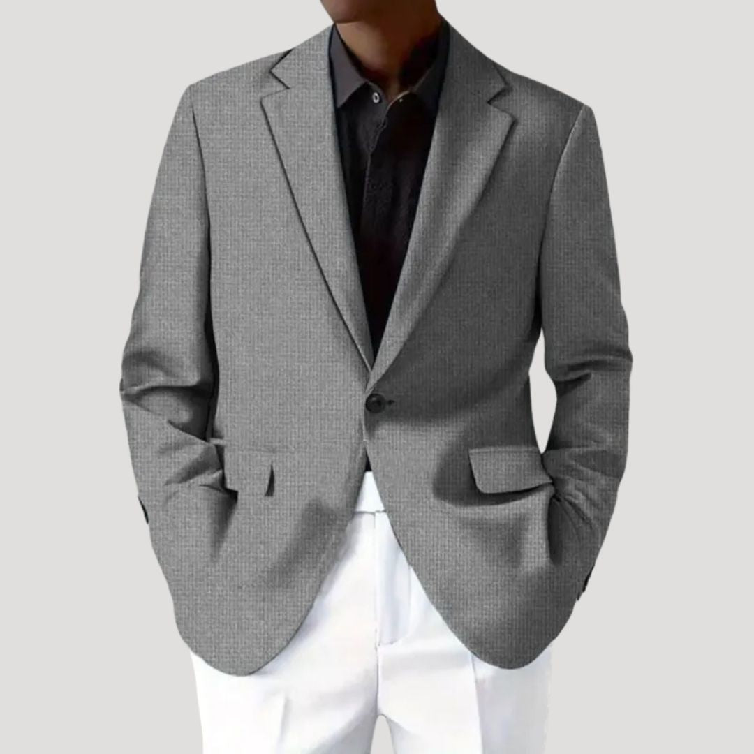 Beltrán | Blazer de invierno con textura elegante y estilo casual para hombre