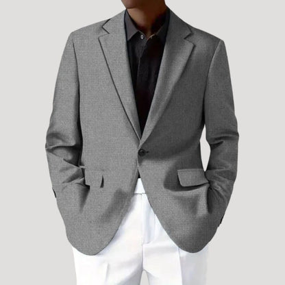 Beltrán | Blazer de invierno con textura elegante y estilo casual para hombre