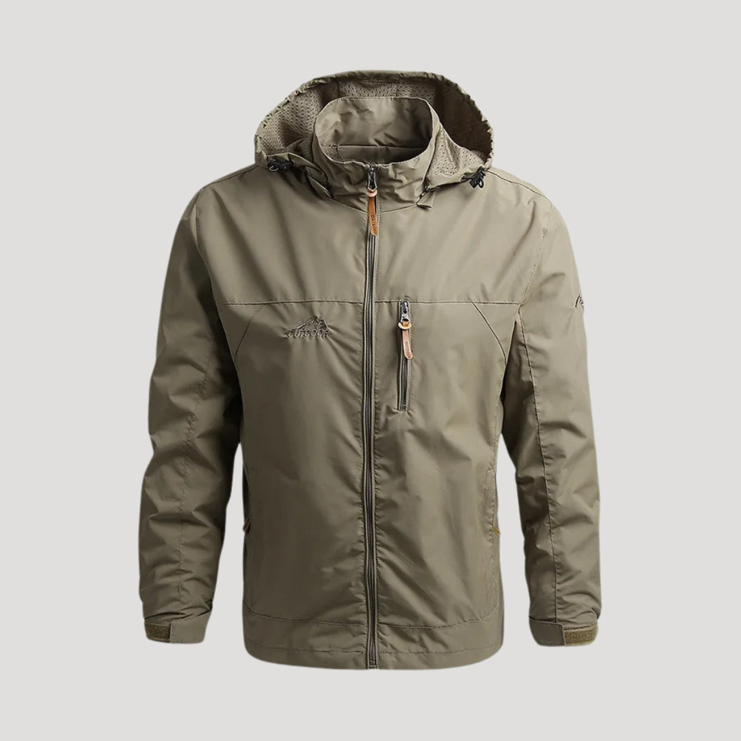 Eneas | Chaqueta de invierno con capucha y cremallera para hombre de estilo outdoor