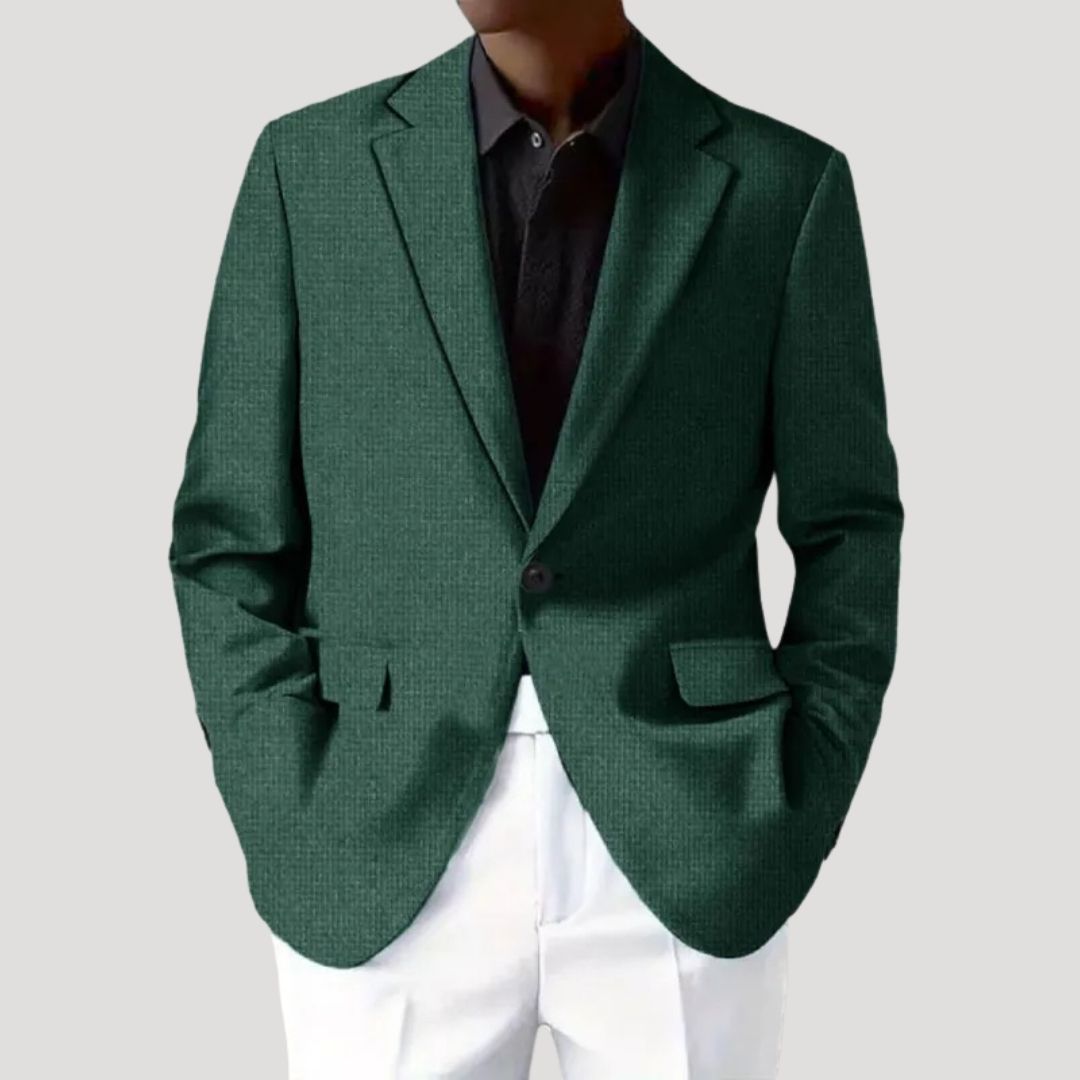 Beltrán | Blazer de invierno con textura elegante y estilo casual para hombre