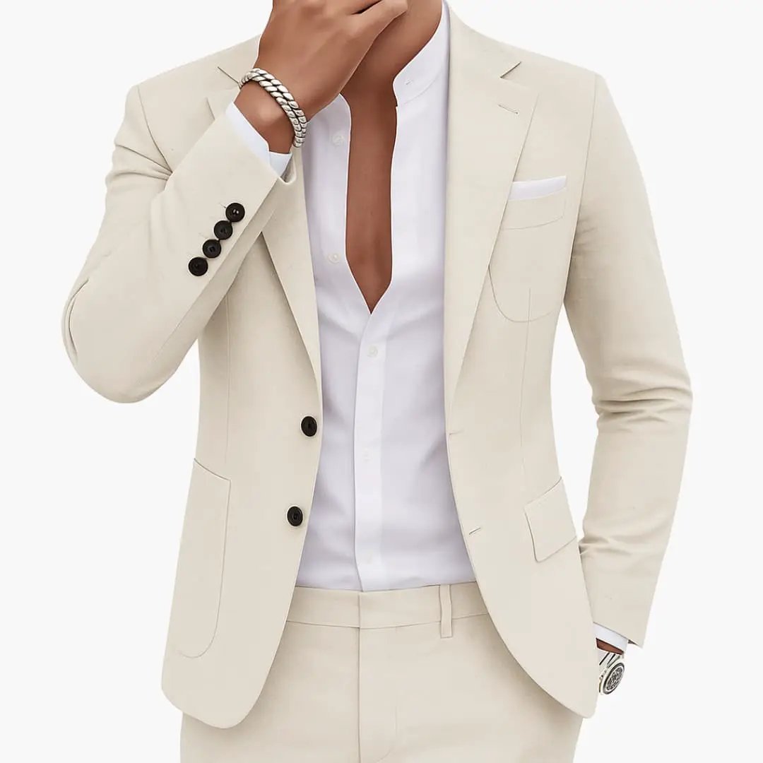 Renzo| Costume de mariage pour homme avec blazer et pantalon