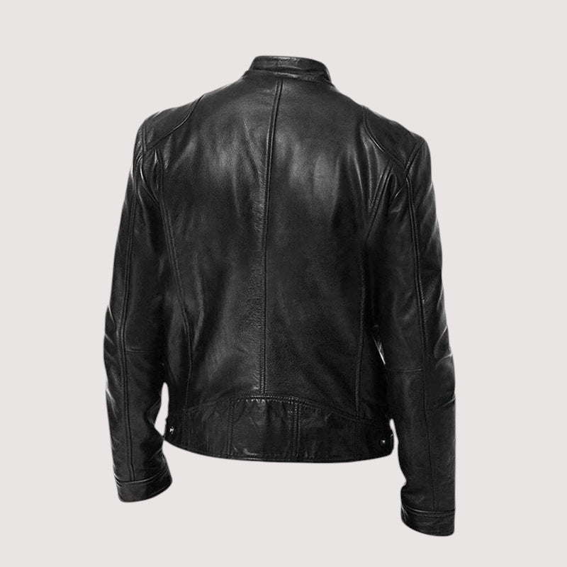 Mark | Chaqueta Biker Ajustada con Cremallera