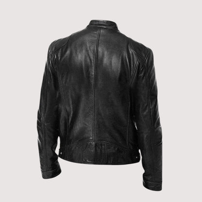 Mark | Chaqueta Biker Ajustada con Cremallera