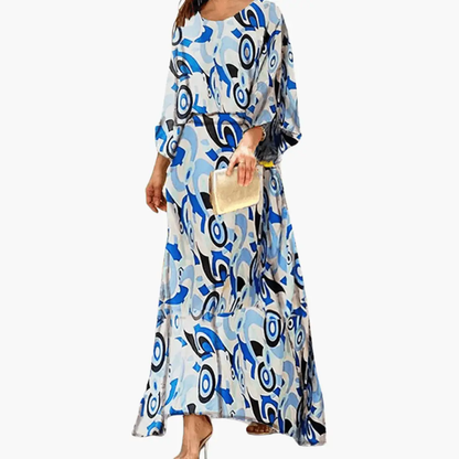Gabriela | Vestido maxi para mujer con estampado estilo boho