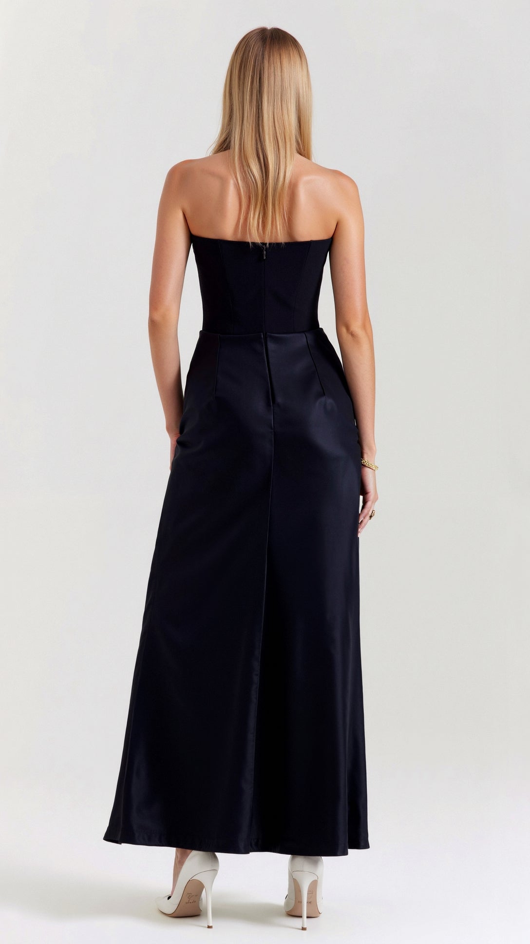Florena | Women's maxi wedding dress with elegant column silhouette