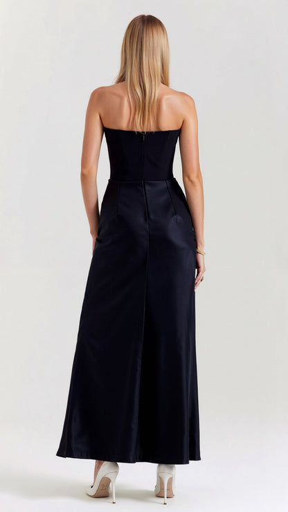 Florena | Women's maxi wedding dress with elegant column silhouette