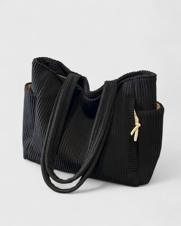 Janine | Bolso Tote de Hombro Acanalado