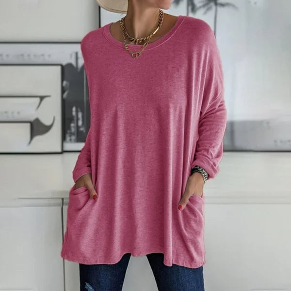 Aris | Blusa de Manga Larga con Ajuste Relajado para Mujer
