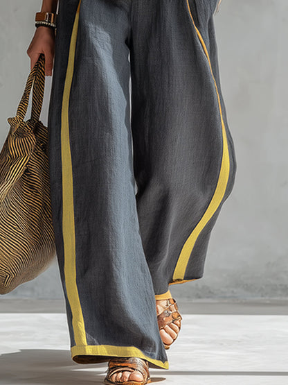 Leoncia | Conjunto elegante con top sin mangas y pantalón