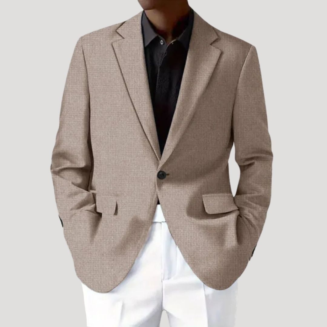 Beltrán | Blazer de invierno con textura elegante y estilo casual para hombre
