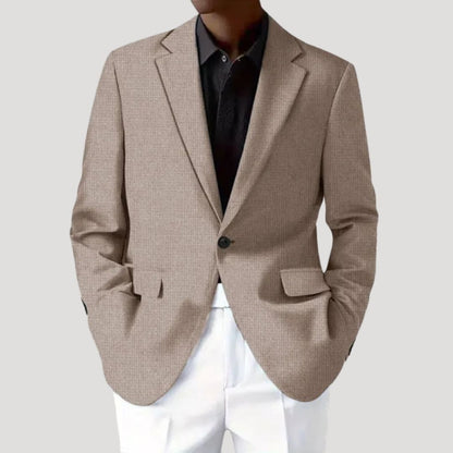 Beltrán | Blazer de invierno con textura elegante y estilo casual para hombre