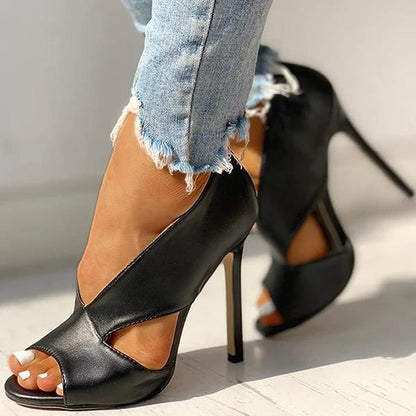 Abril | Sandalias ortopédicas con tacón alto y diseño abierto