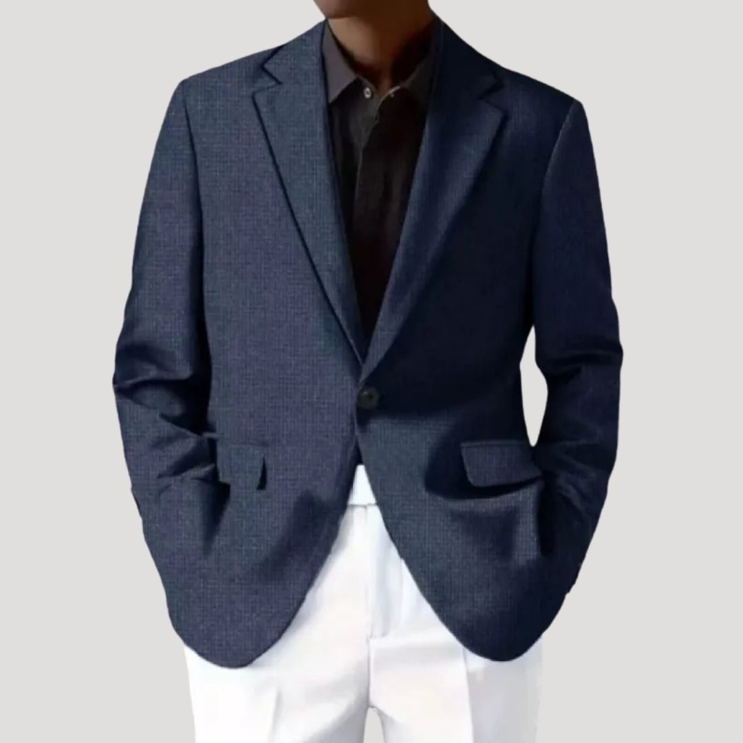 Beltrán | Blazer de invierno con textura elegante y estilo casual para hombre