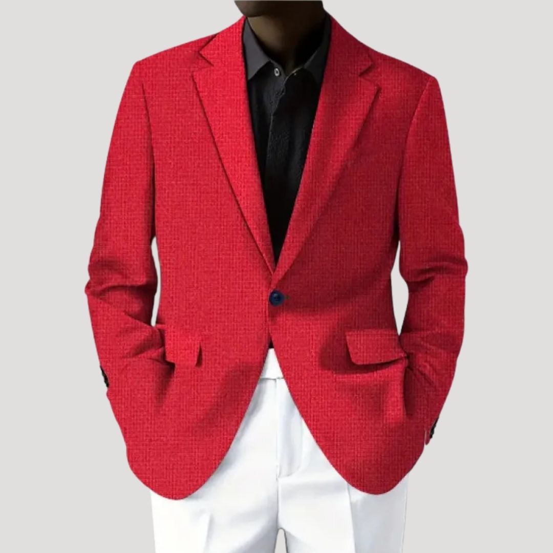 Beltrán | Blazer de invierno con textura elegante y estilo casual para hombre