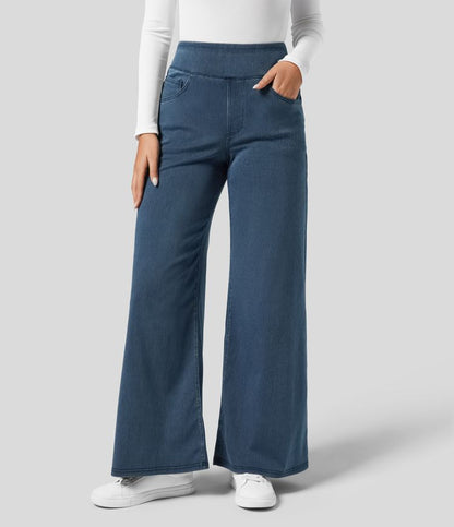 Estela | Pantalon taille haute et coupe large décontractée