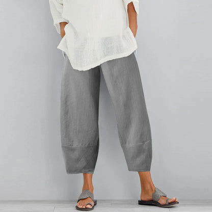 Mireya | Women's wide-leg cropped pants with a loose fit