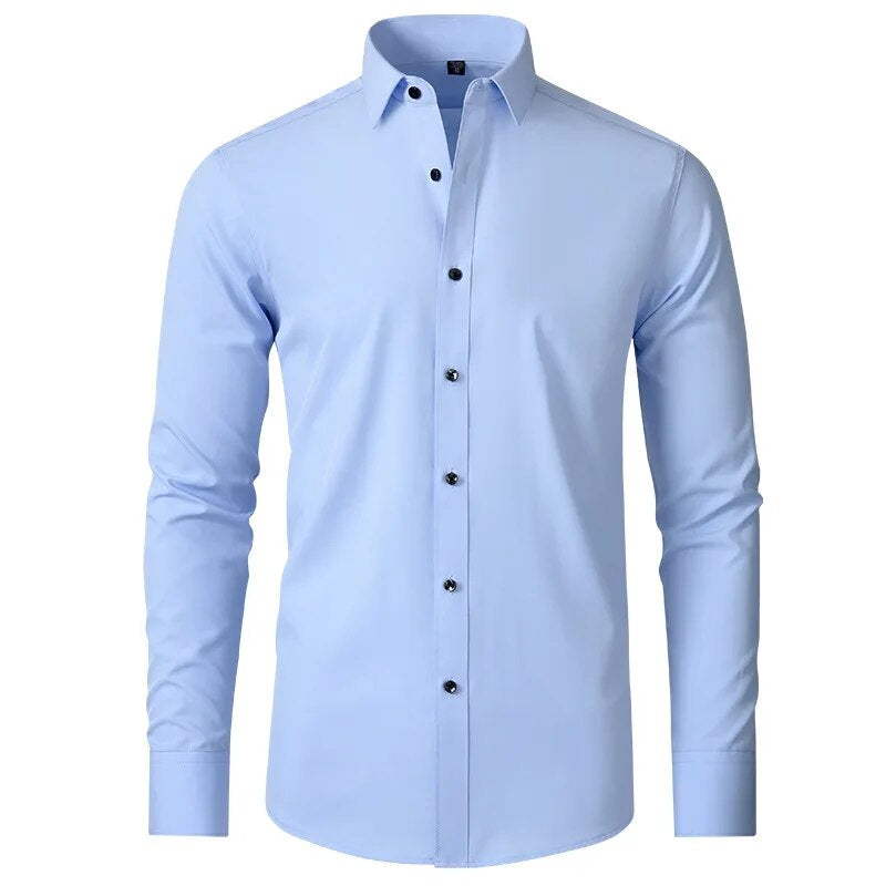 Fausto | Camisa formal con ajuste flexible y manga larga