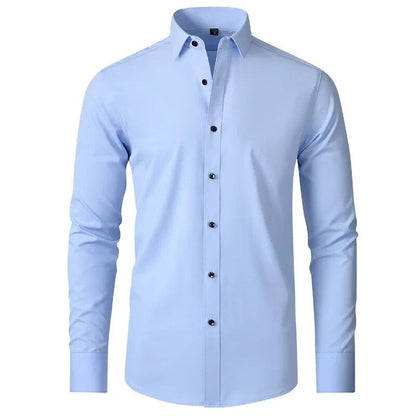Fausto | Camisa formal con ajuste flexible y manga larga