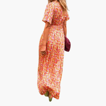 Antonia | Vestido maxi para mujer cruzado con cuello en V