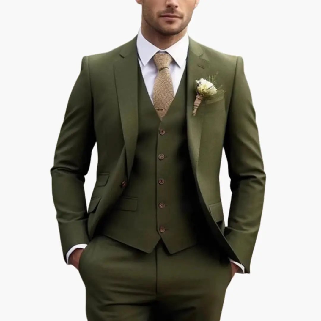 Juan | Traje para hombre de tres piezas con blazer y chaleco
