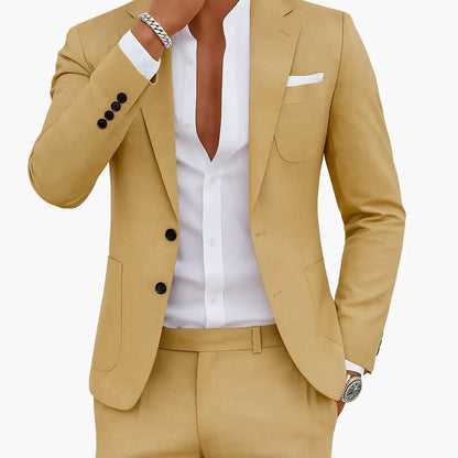 Renzo| Costume de mariage pour homme avec blazer et pantalon