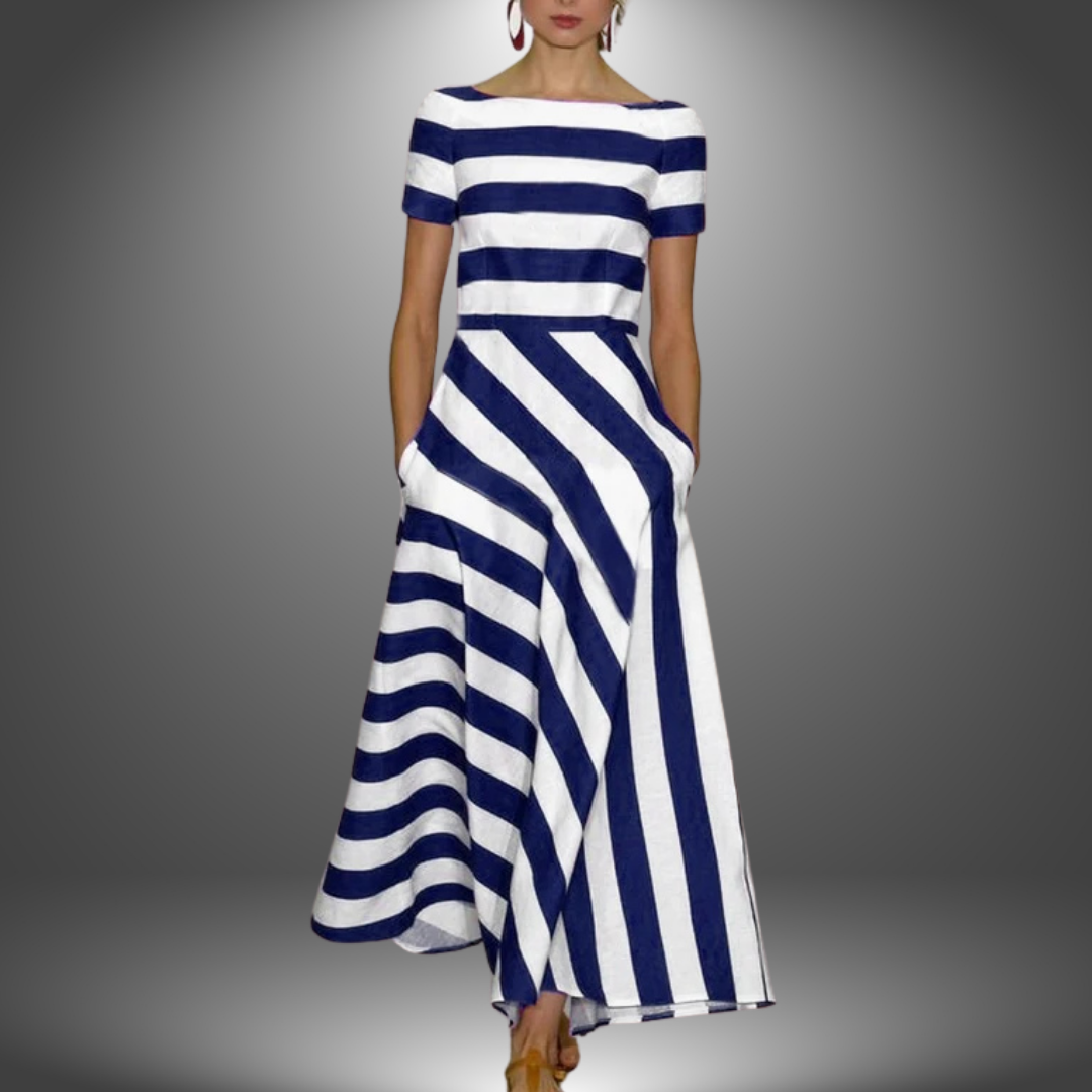 Parrots | Light and flowy striped dress