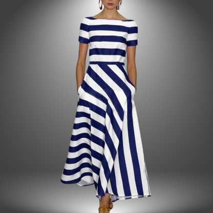 Parrots | Light and flowy striped dress