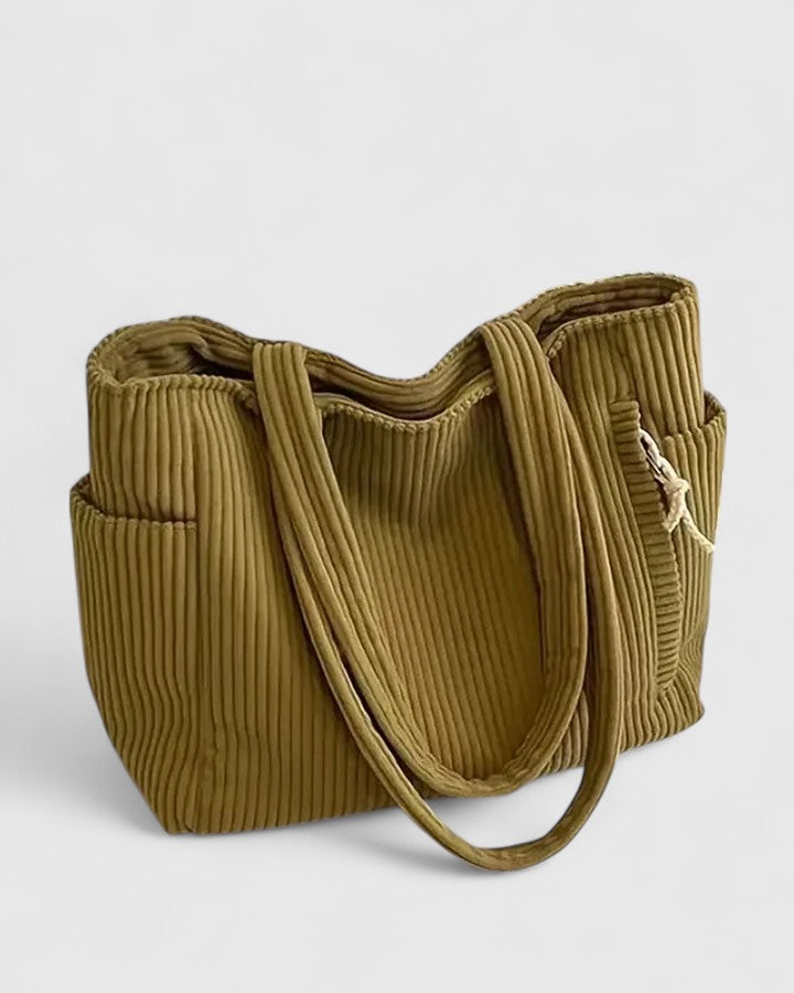 Janine | Bolso Tote de Hombro Acanalado