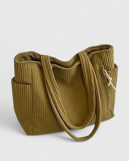 Janine | Bolso Tote de Hombro Acanalado
