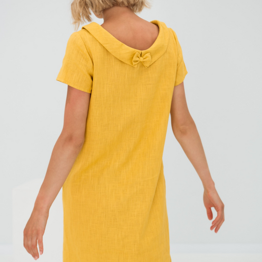 Velmira | Robe courte à manches courtes et coupe ample