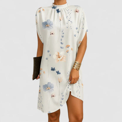 Trinidad | Vestido elegante con cuello redondo y corte recto