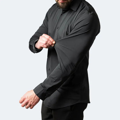 Fausto | Camisa formal con ajuste flexible y manga larga