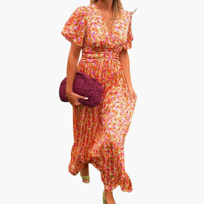 Antonia | Vestido maxi para mujer cruzado con cuello en V