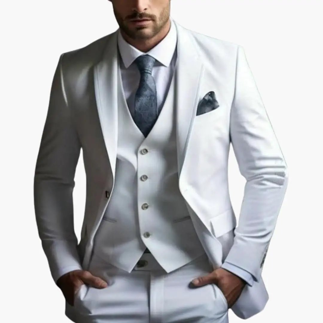 Juan | Traje para hombre de tres piezas con blazer y chaleco