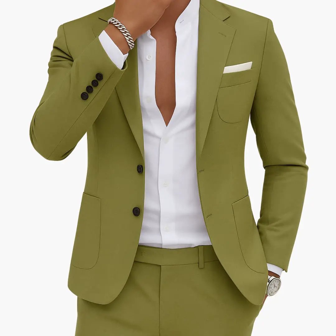 Renzo| Costume de mariage pour homme avec blazer et pantalon
