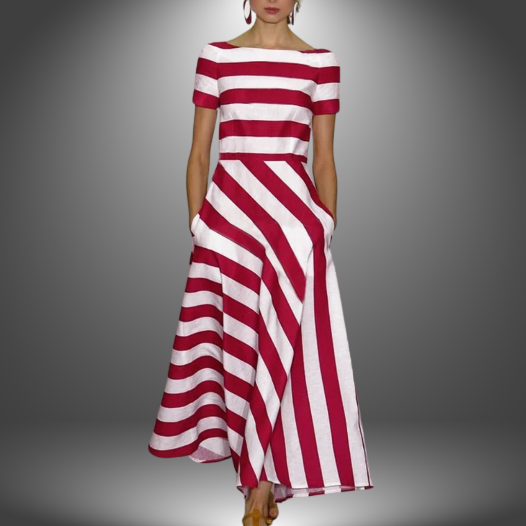 Parrots | Light and flowy striped dress