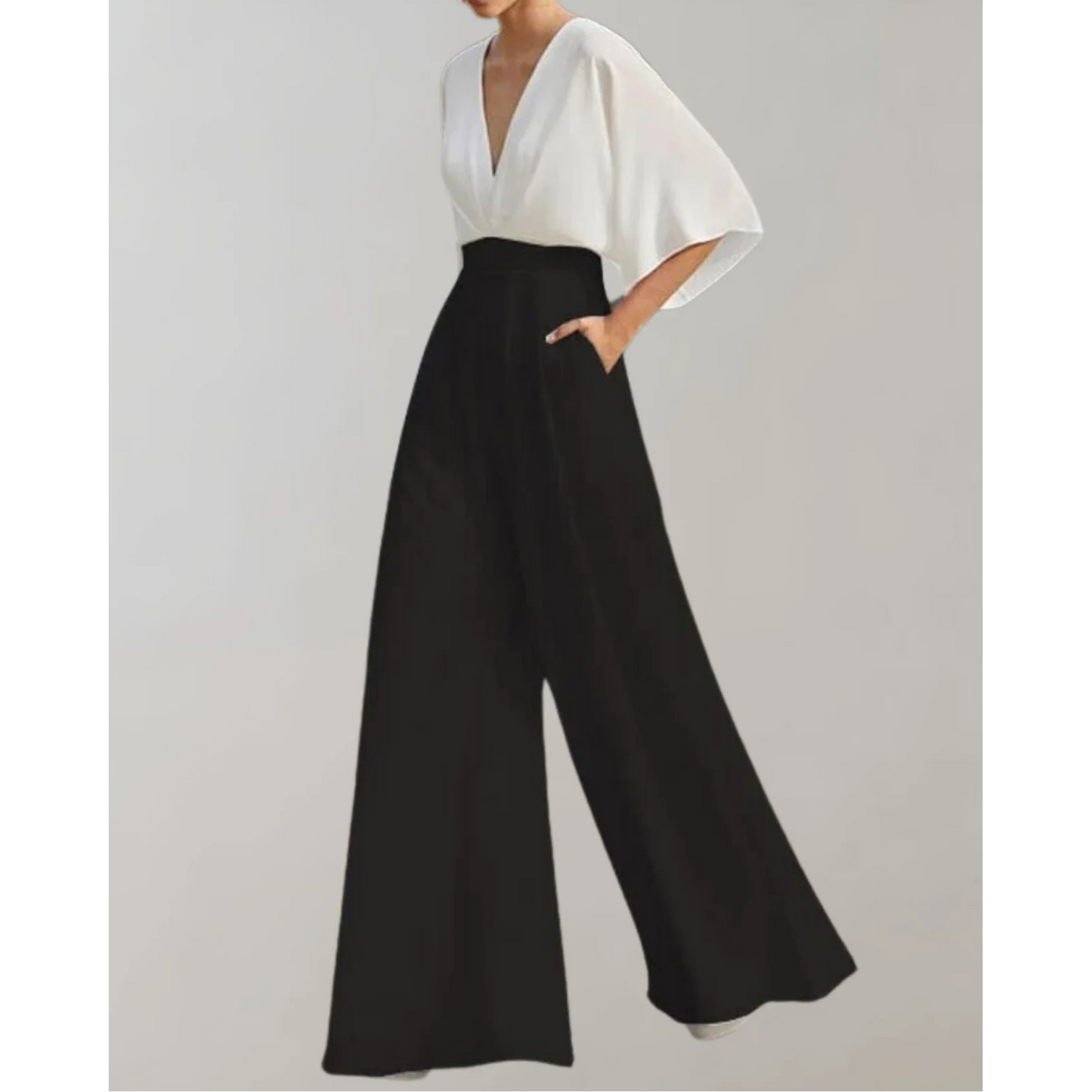 Celia | Mono de mujer con diseño ajustado y pernera ancha