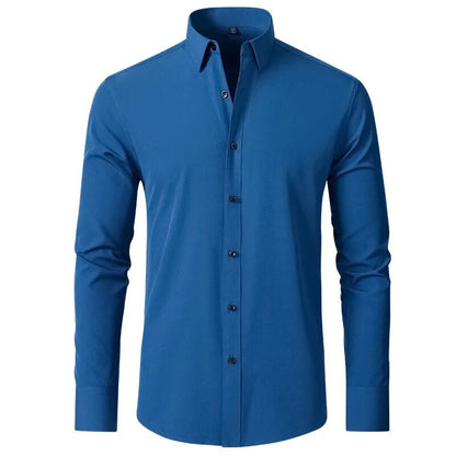 Fausto | Camisa formal con ajuste flexible y manga larga