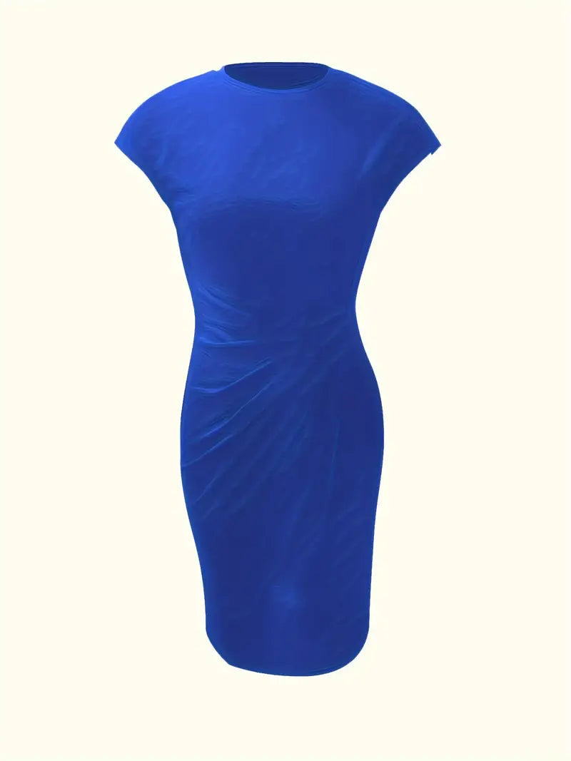 Odette | Classic fitted short-sleeve dress