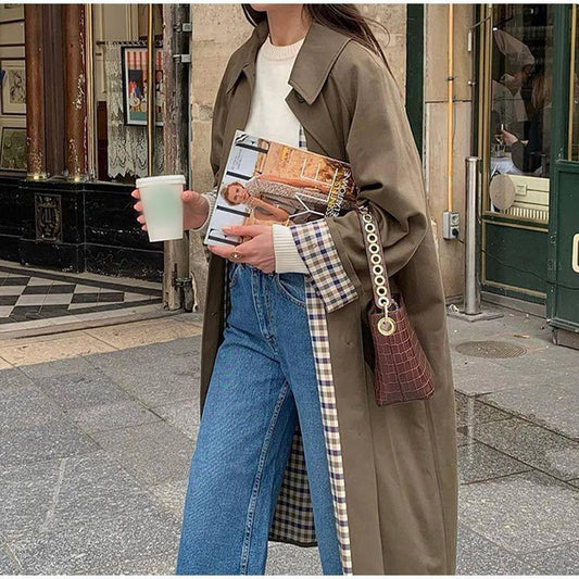 Begoña | Gabardina impermeable de corte holgado para mujer