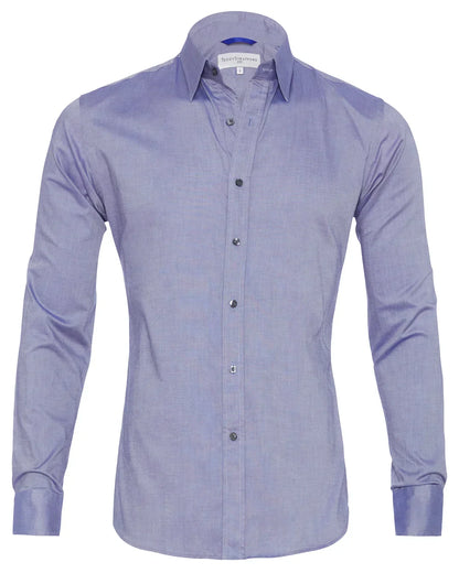 Mateo | Long-sleeve shirt with zip-up classic collar