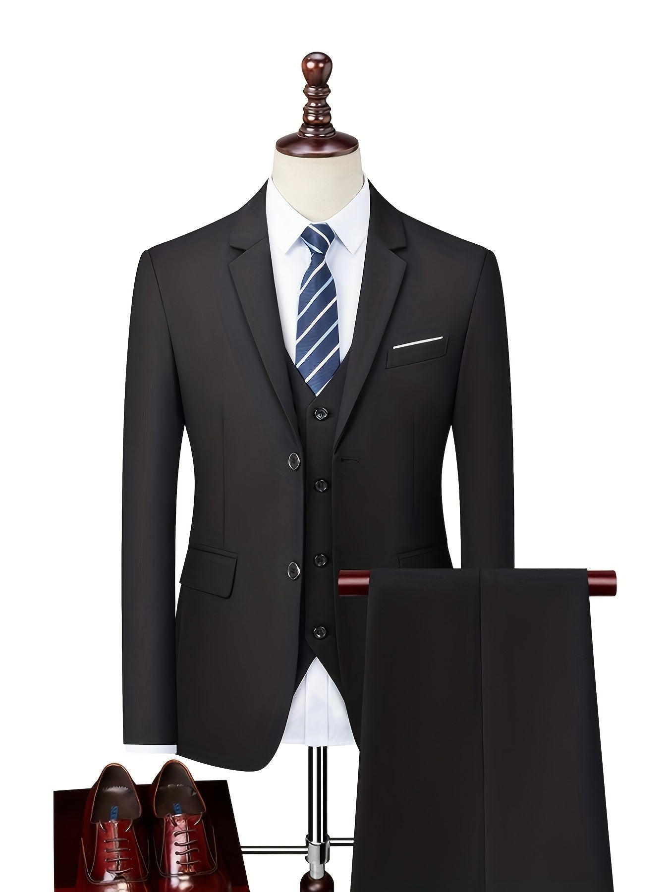Alonso | Traje para hombre con chaqueta entallada y cierre de botones