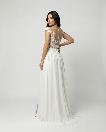 Thalina | Lace Maternity Long Dress | Maxi
