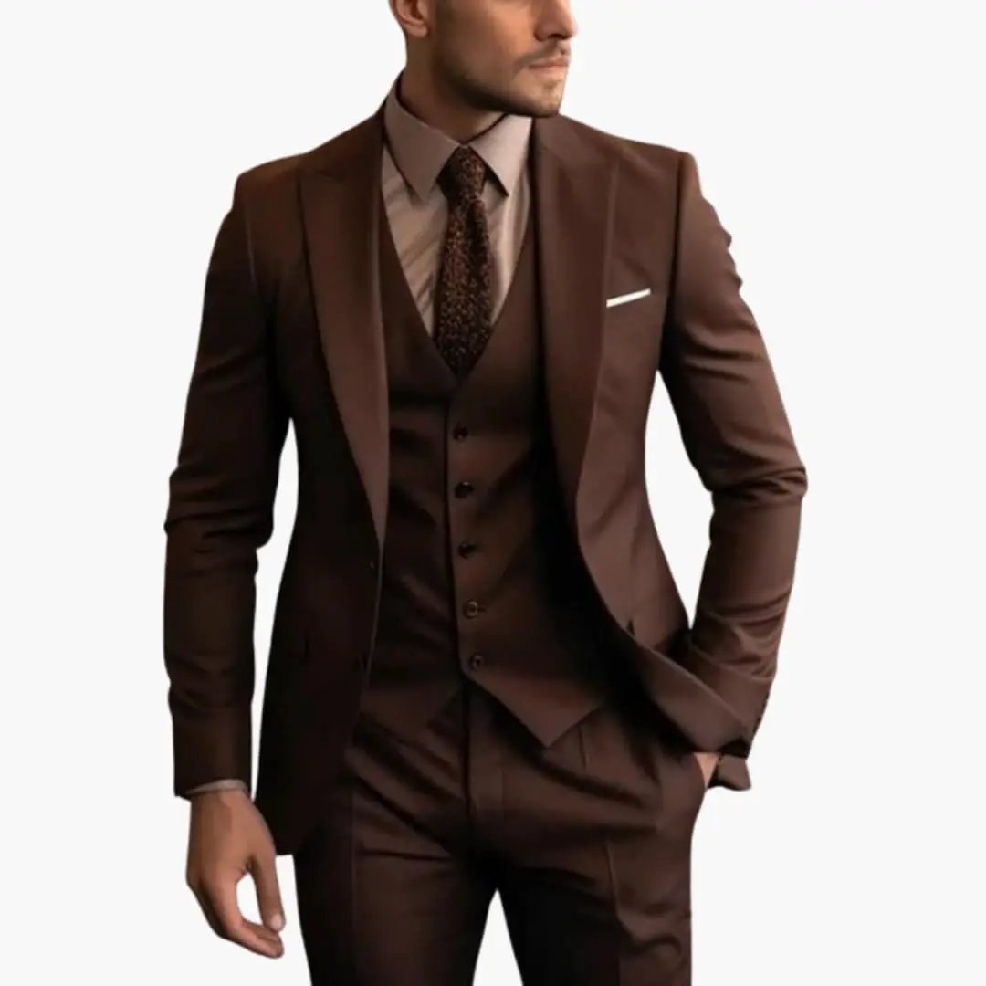 Juan | Traje para hombre de tres piezas con blazer y chaleco