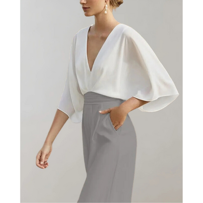 Celia | Mono de mujer con diseño ajustado y pernera ancha